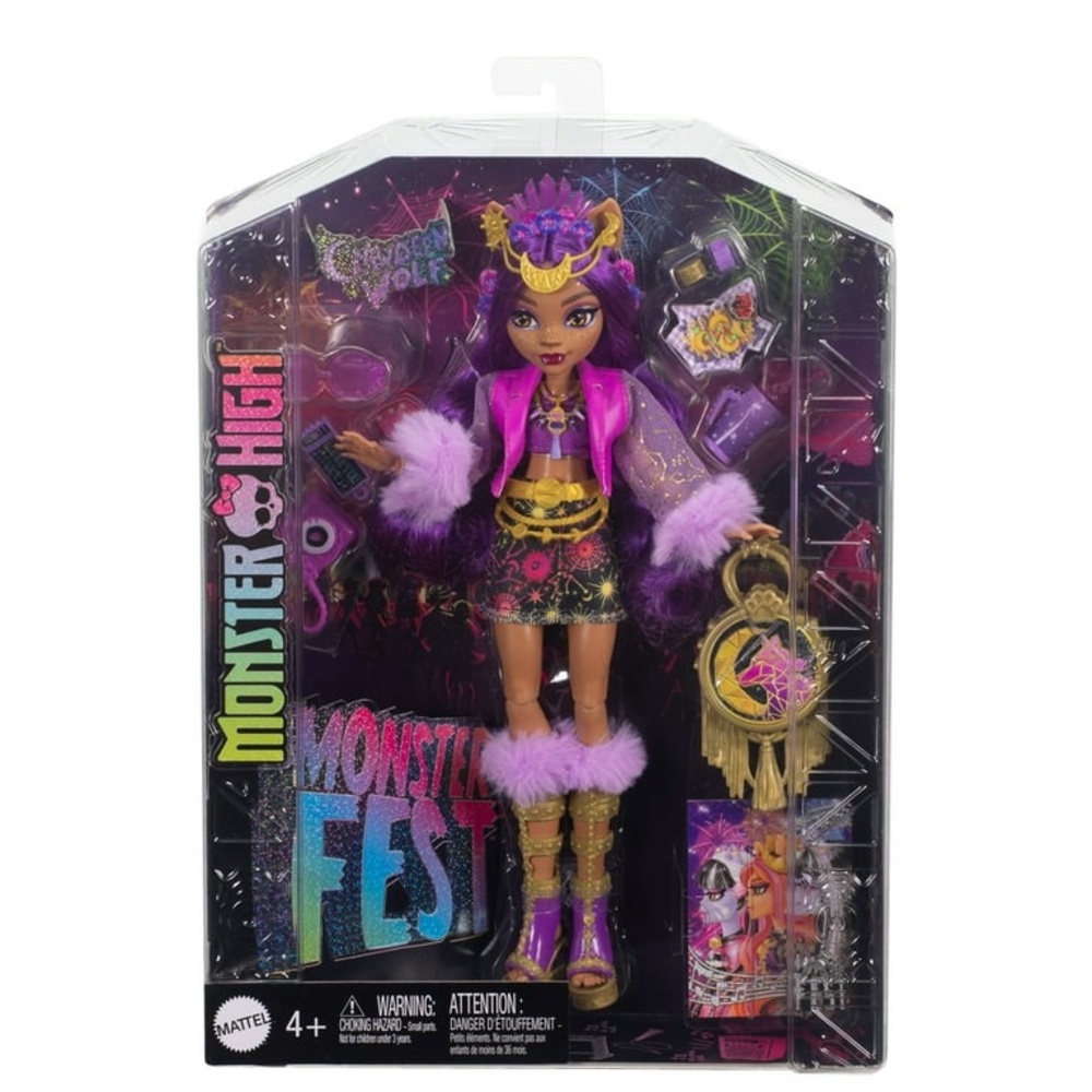 Monster High Monster Fest Clawdeen Wolf Fashion Doll with Festival Outfit